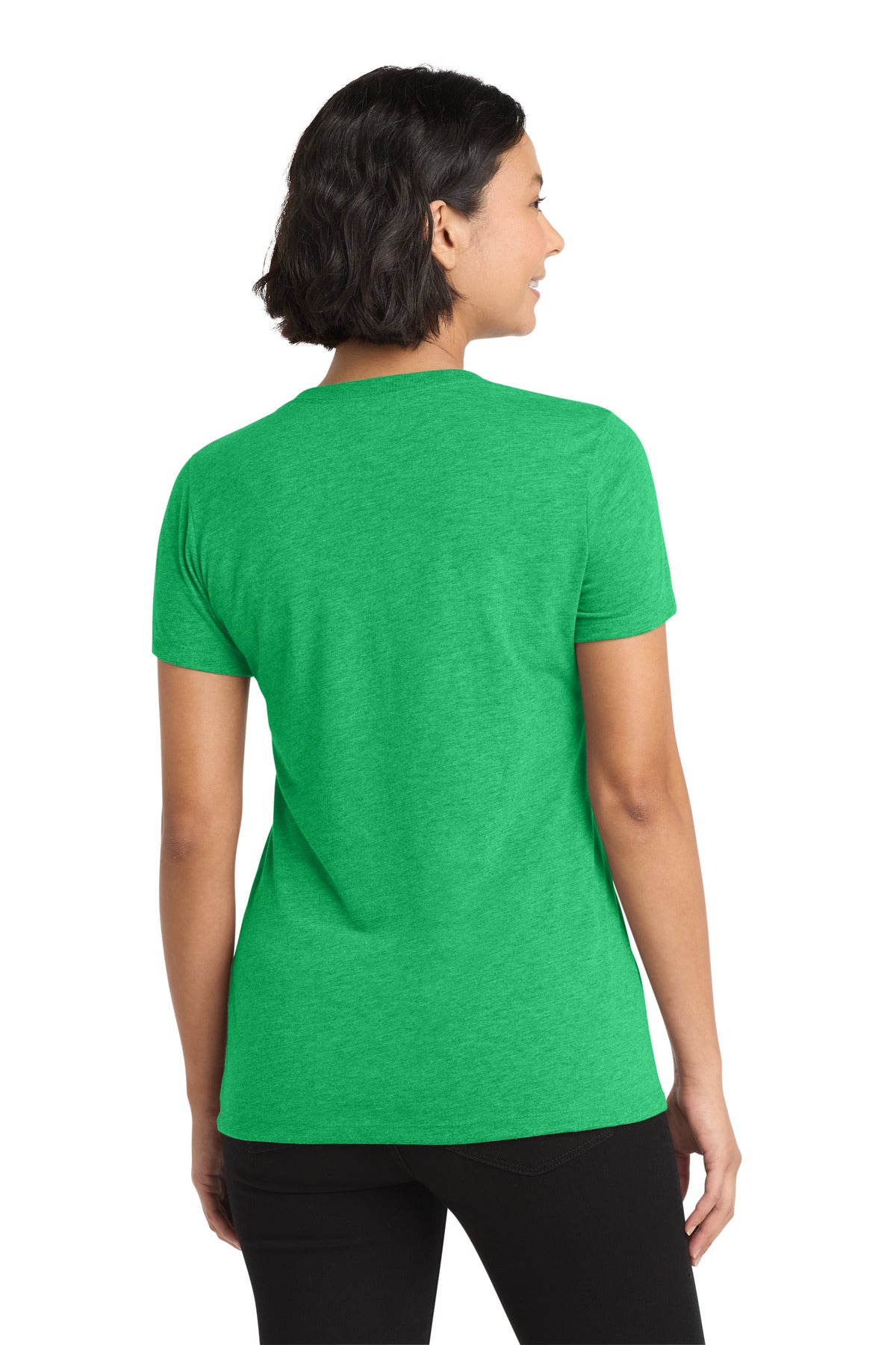 Allmade  Women's Tri-Blend V-Neck Tee - Enviro Green