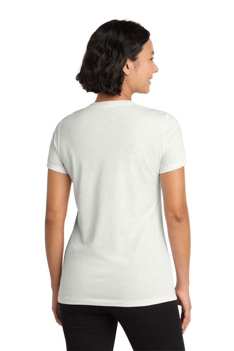 Allmade  Women's Tri-Blend V-Neck Tee - Fairly White