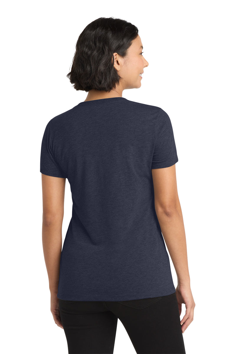 Allmade  Women's Tri-Blend V-Neck Tee - Night Sky Navy