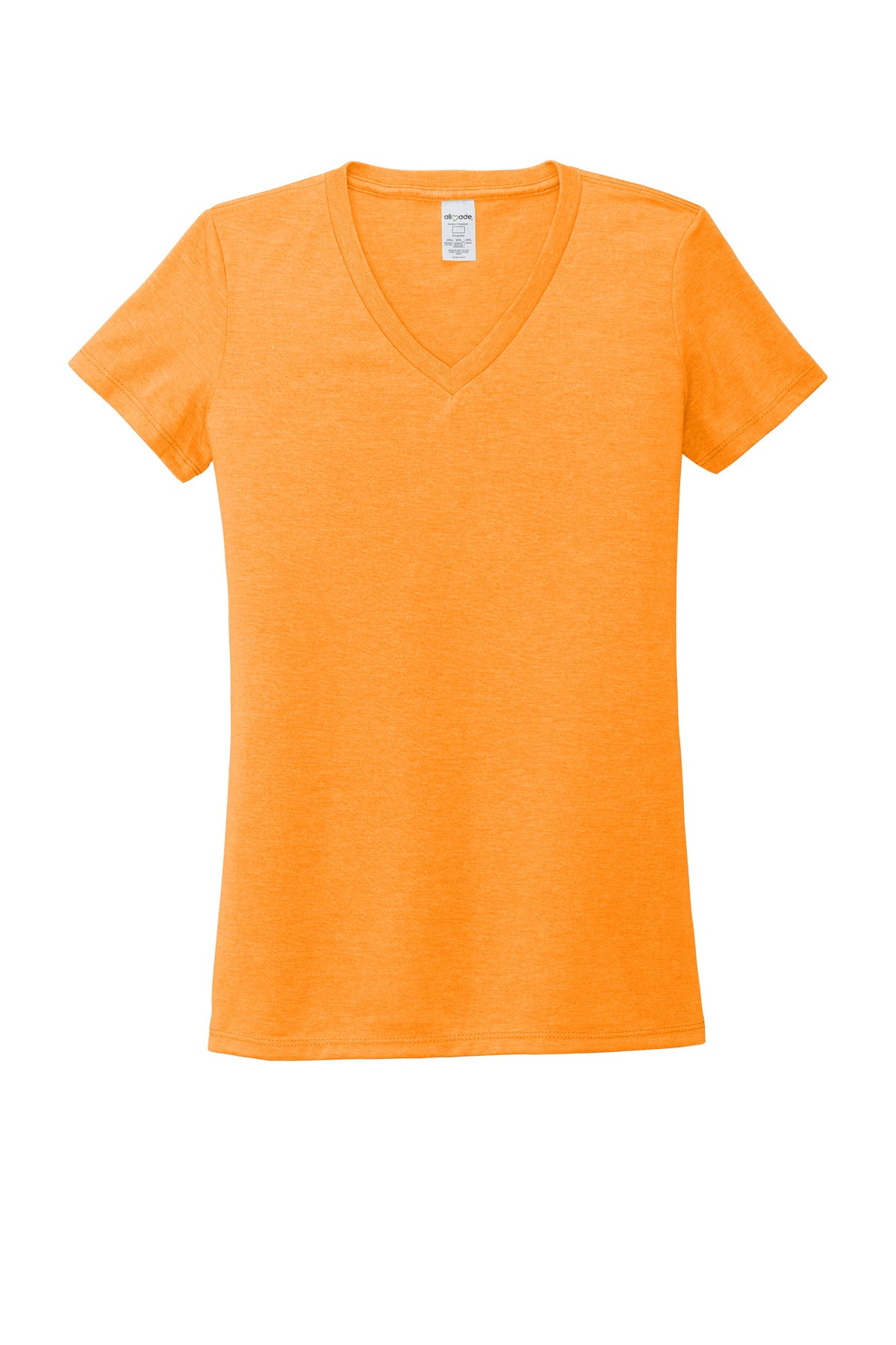 Allmade  Women's Tri-Blend V-Neck Tee - Orange You Fancy