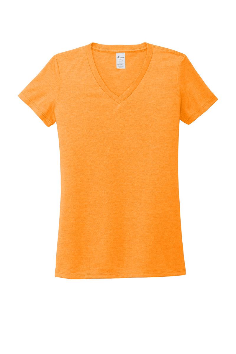 Allmade  Women's Tri-Blend V-Neck Tee - Orange You Fancy