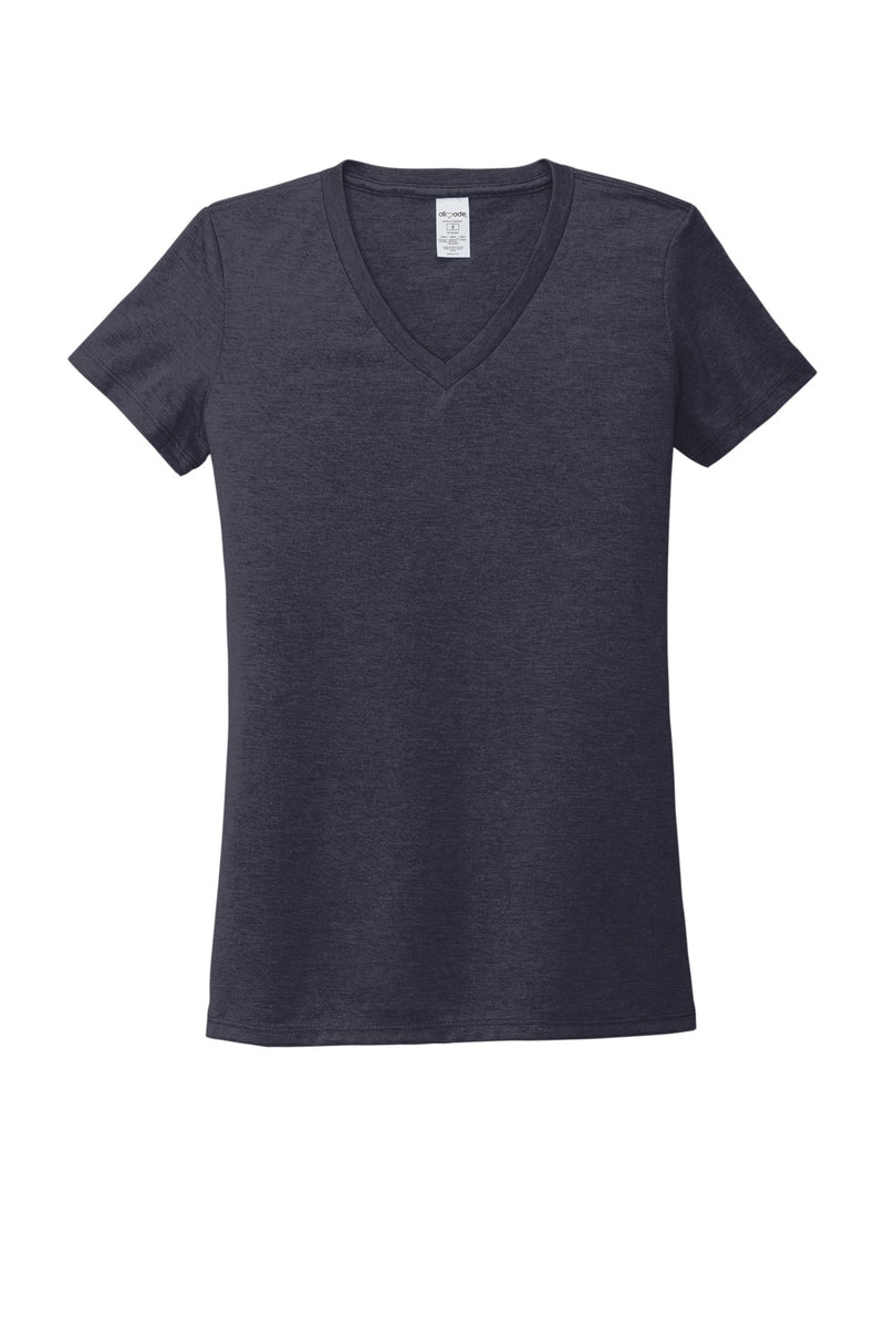Allmade  Women's Tri-Blend V-Neck Tee - Rebel Blue