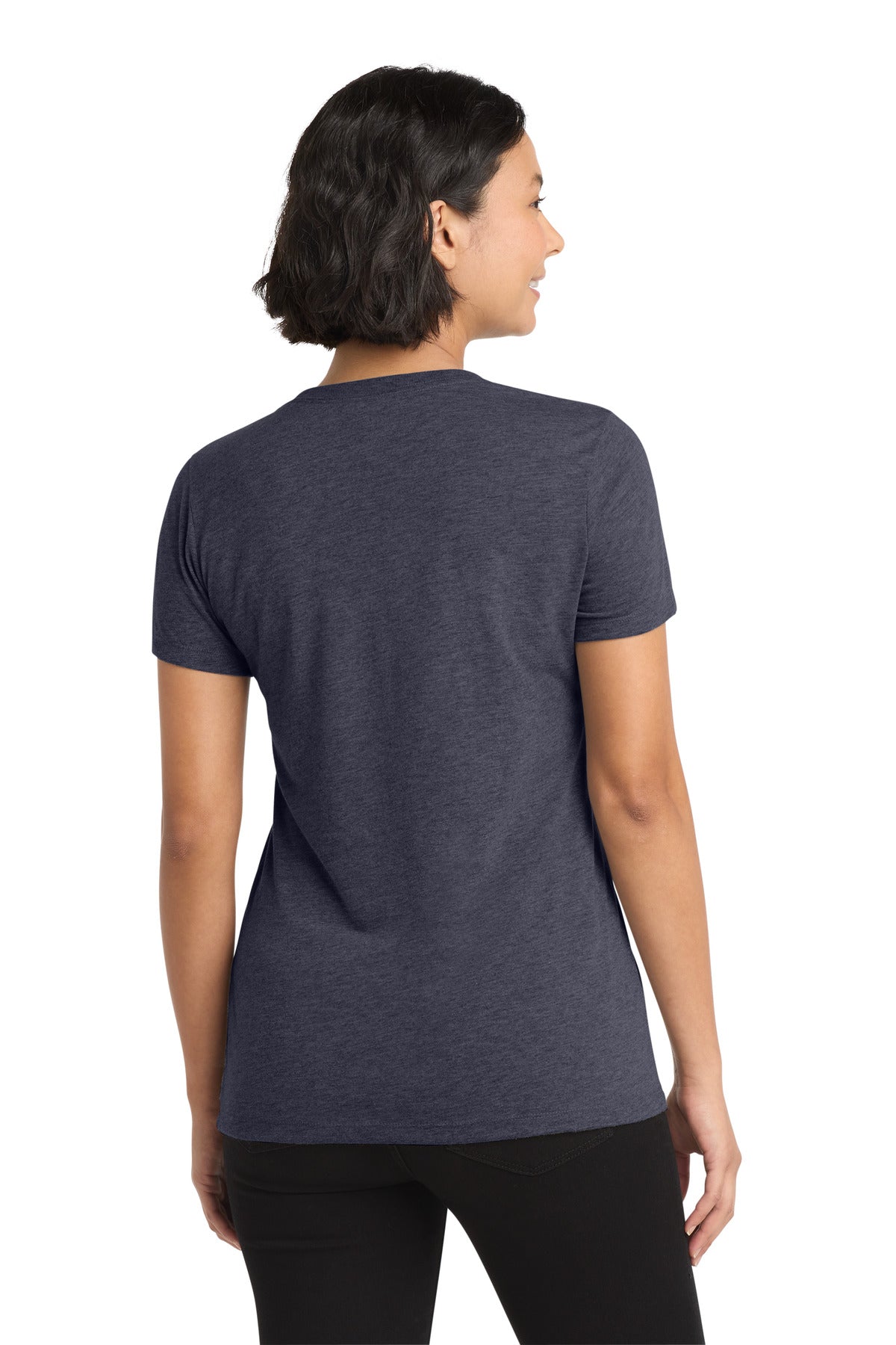Allmade  Women's Tri-Blend V-Neck Tee - Rebel Blue
