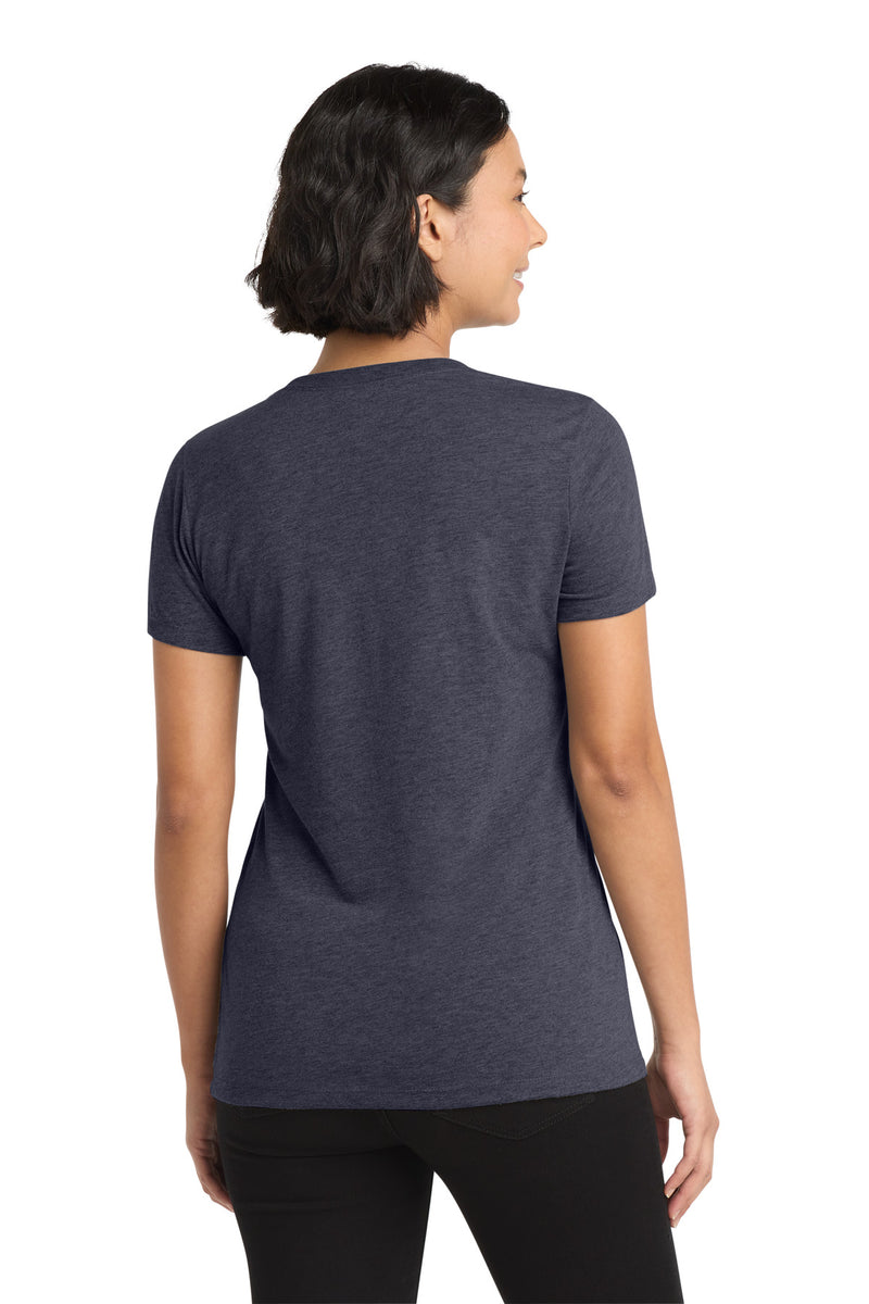 Allmade  Women's Tri-Blend V-Neck Tee - Rebel Blue