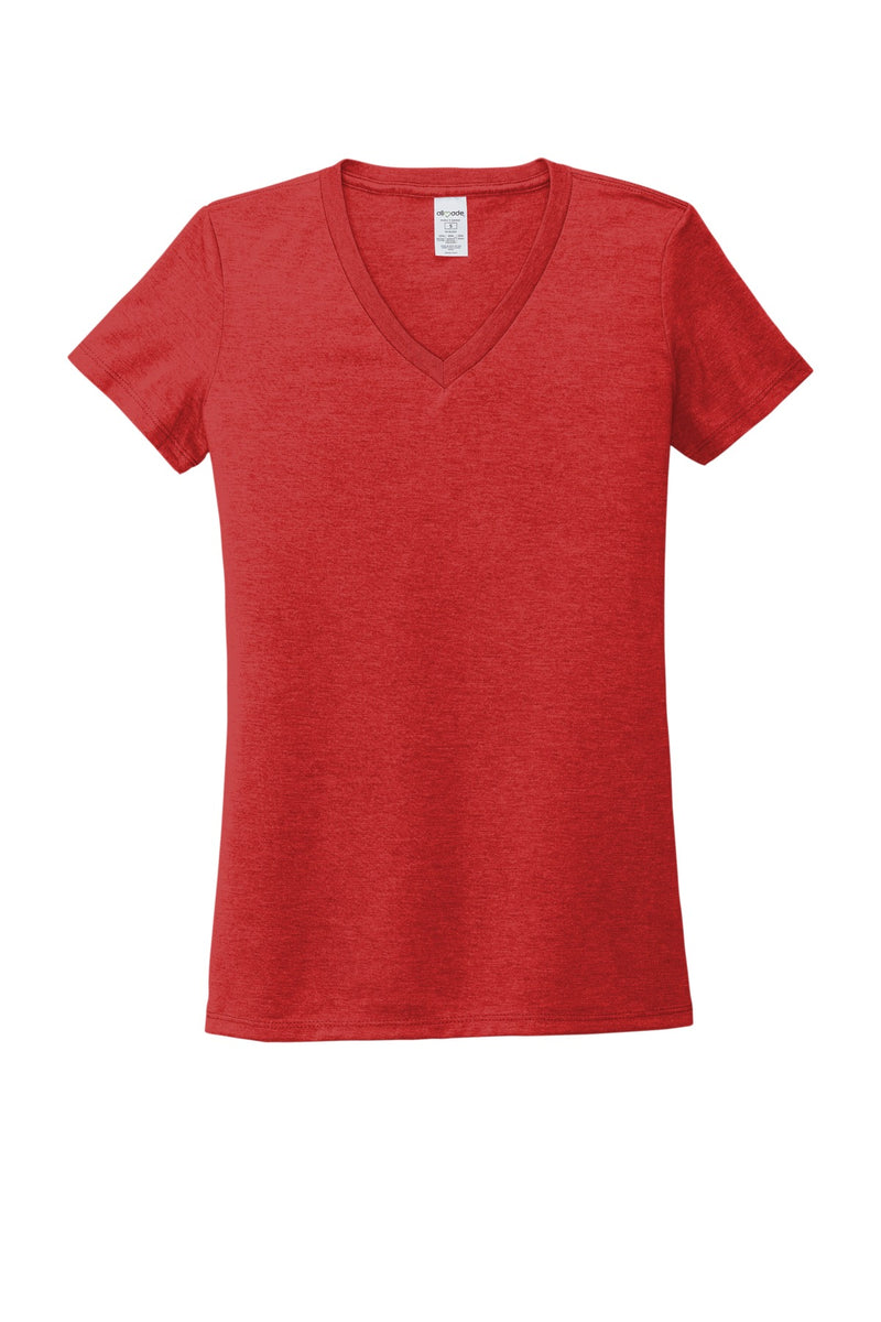 Allmade  Women's Tri-Blend V-Neck Tee - Rise Up Red