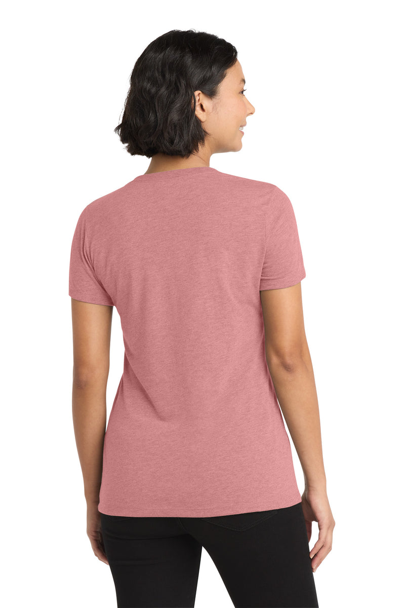 Allmade  Women's Tri-Blend V-Neck Tee - Vintage Rose