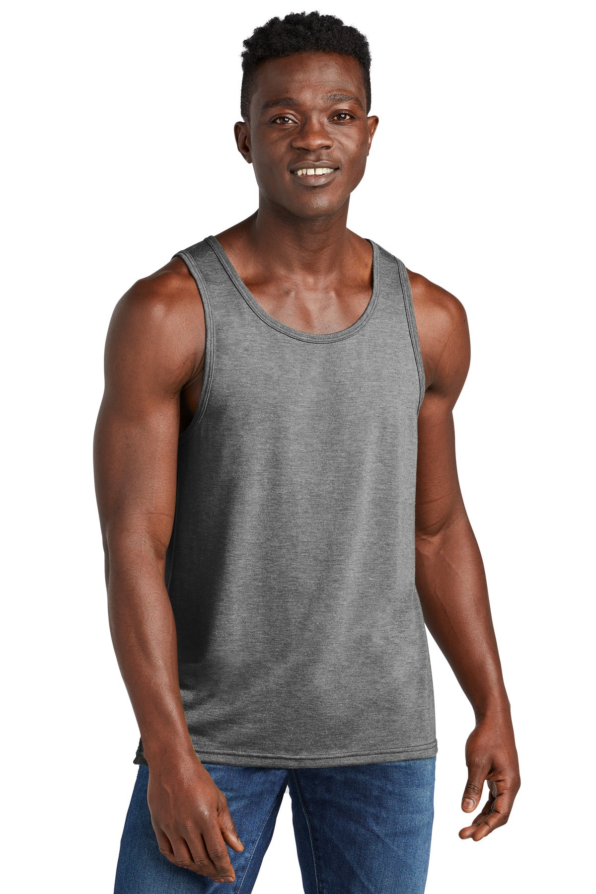 Allmade Unisex Tri-Blend Tank - Aluminum Grey