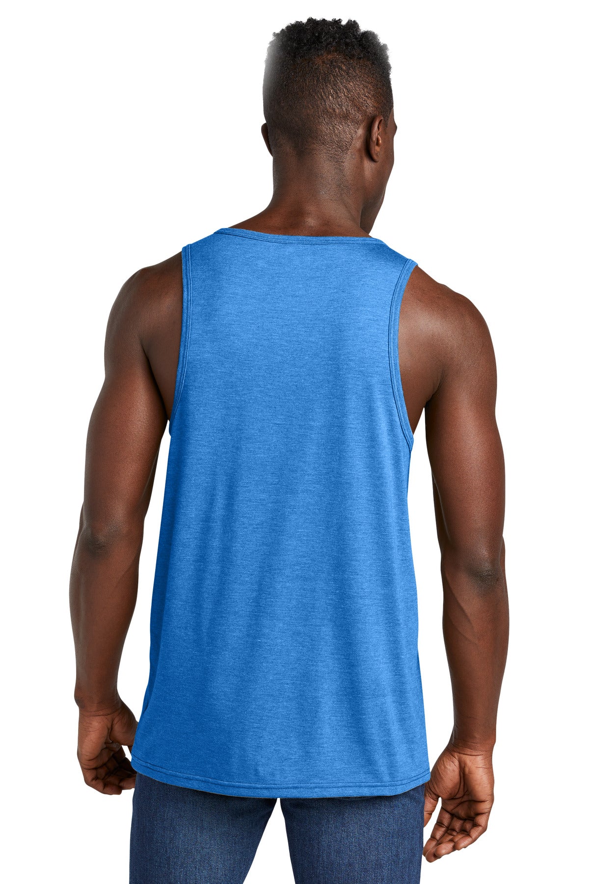 Allmade Unisex Tri-Blend Tank - Azure Blue