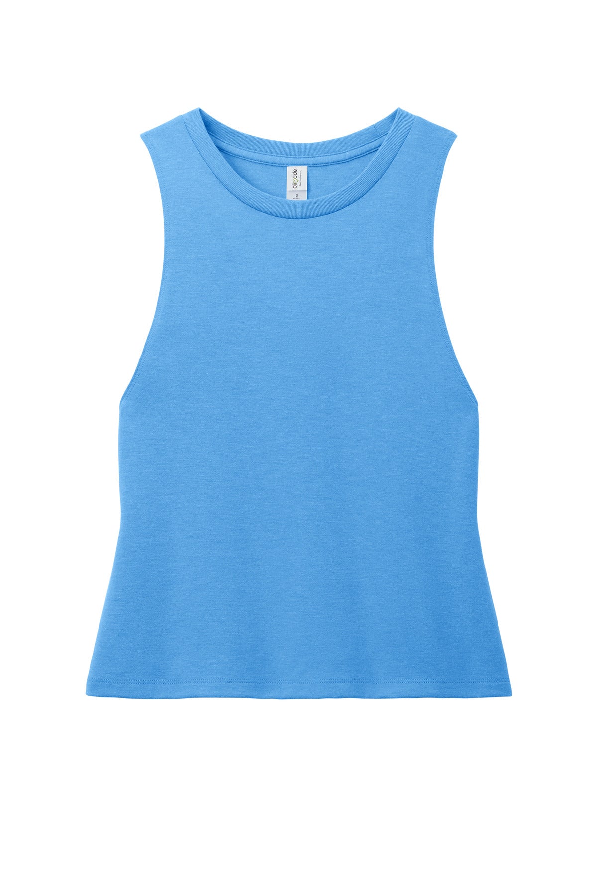 Allmade Women's Tri-Blend Muscle Tank - Azure Blue