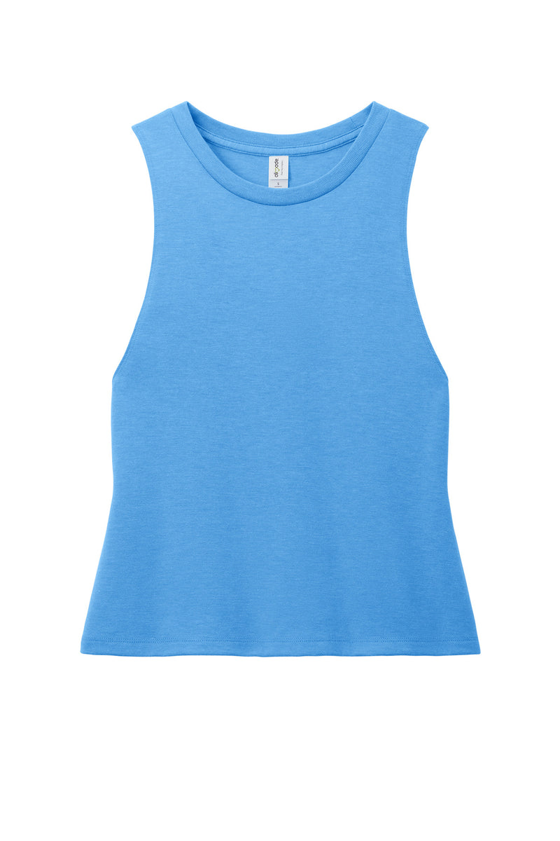 Allmade Women's Tri-Blend Muscle Tank - Azure Blue