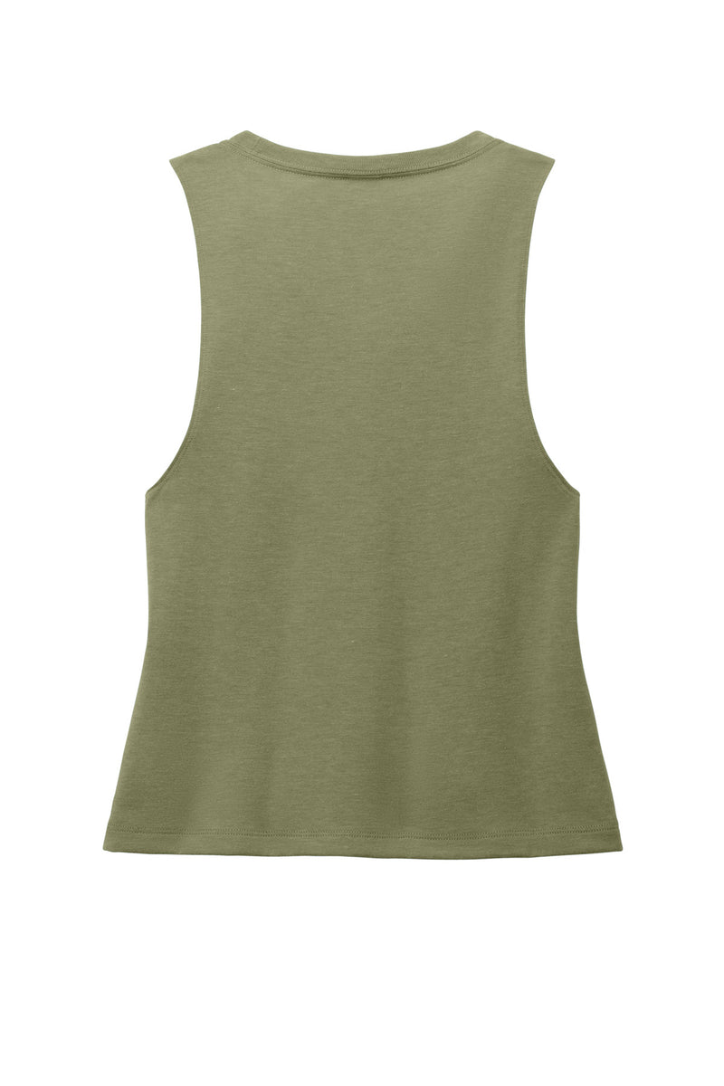 Allmade Women's Tri-Blend Muscle Tank - Olive You Green