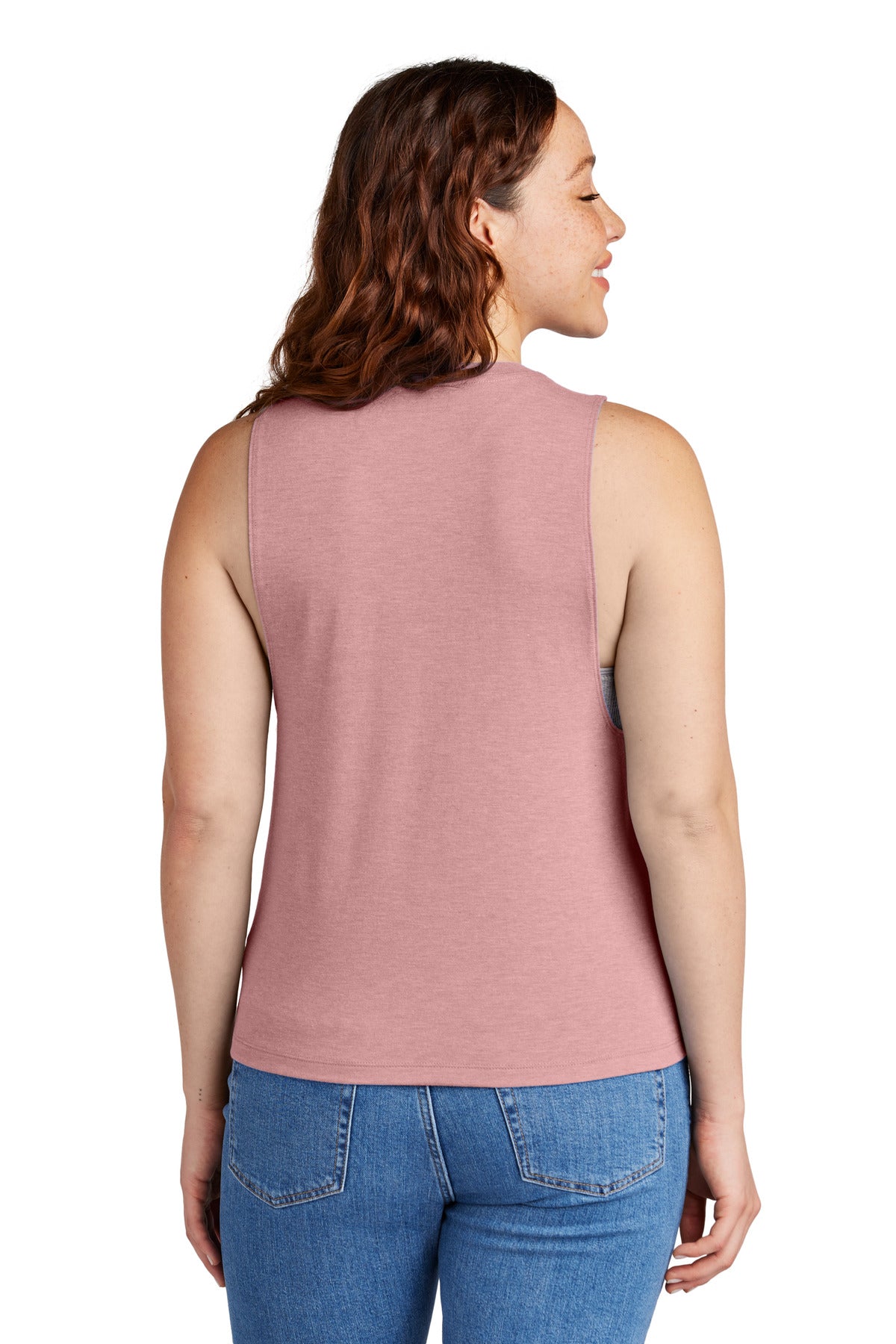 Allmade Women's Tri-Blend Muscle Tank - Vintage Rose