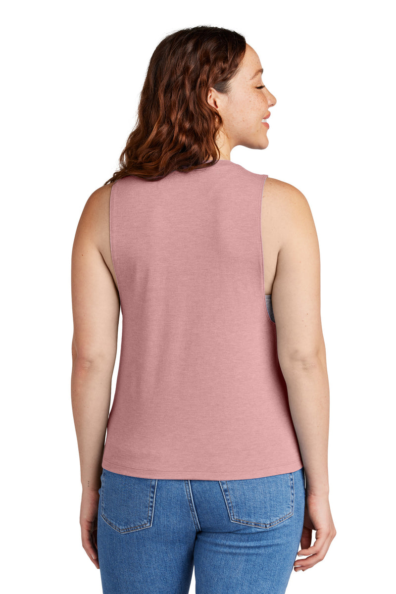 Allmade Women's Tri-Blend Muscle Tank - Vintage Rose