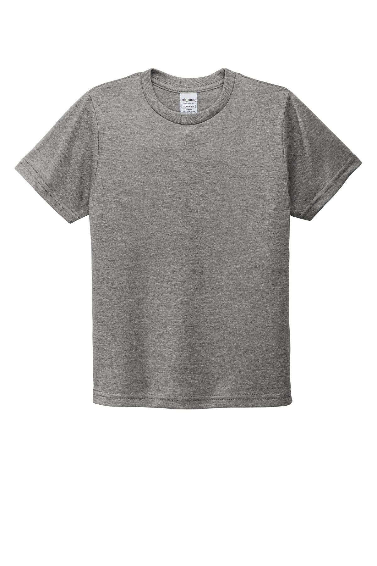 Allmade  Youth Tri-Blend Tee - Aluminum Grey