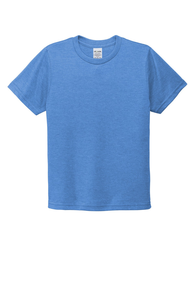 Allmade  Youth Tri-Blend Tee - Azure Blue