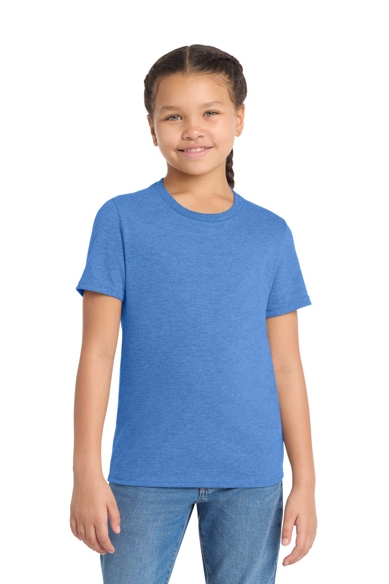Allmade  Youth Tri-Blend Tee - Azure Blue