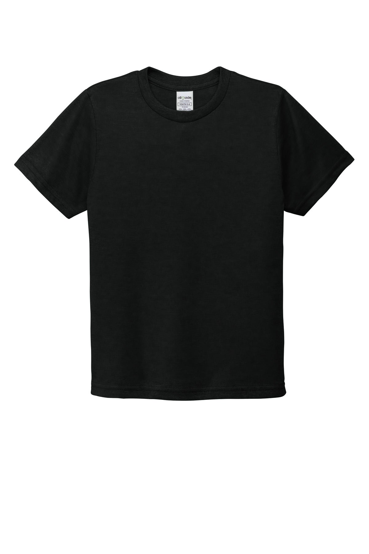 Allmade  Youth Tri-Blend Tee - Deep Black