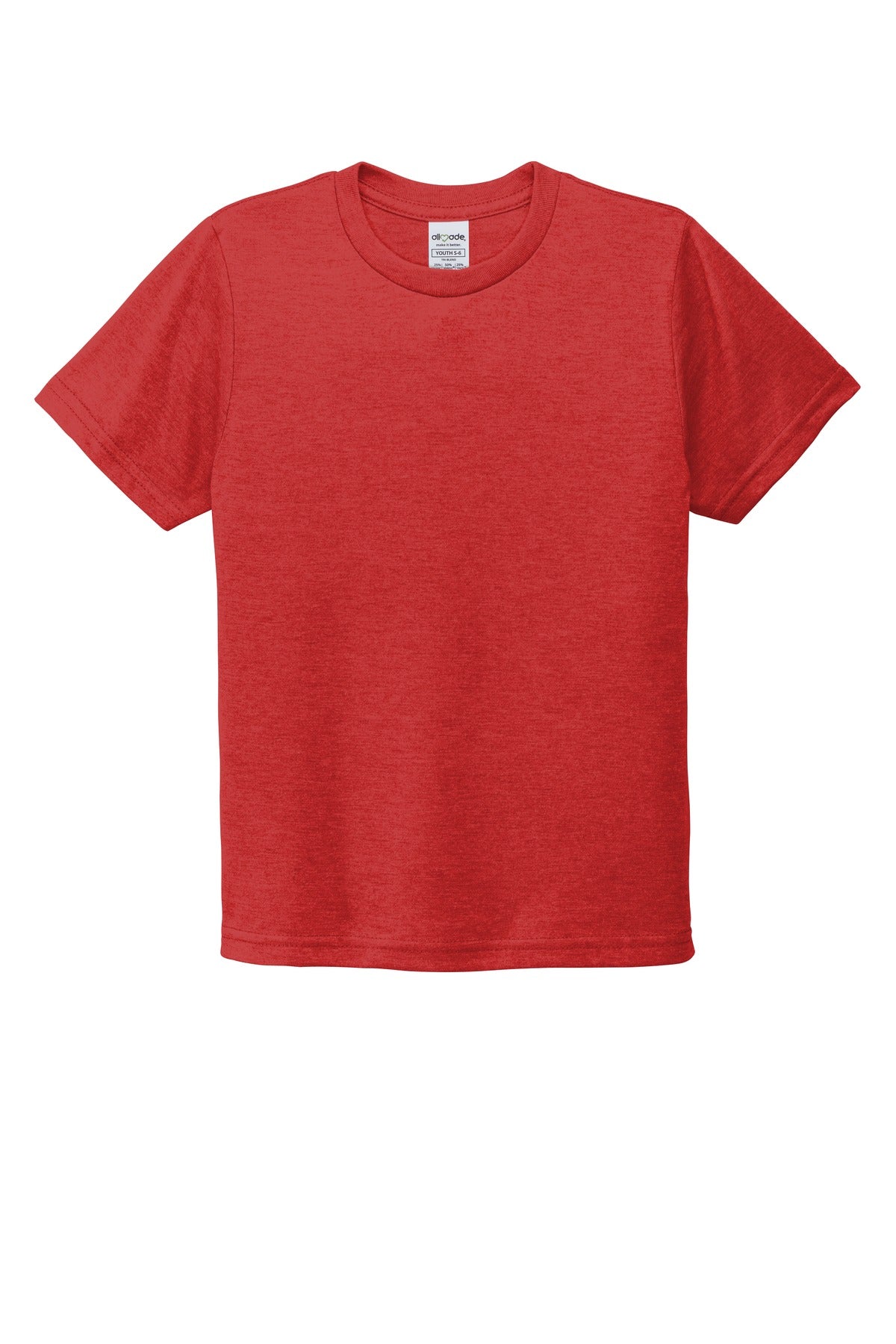 Allmade  Youth Tri-Blend Tee - Rise Up Red