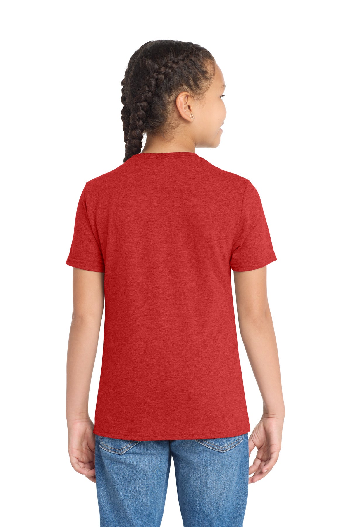 Allmade  Youth Tri-Blend Tee - Rise Up Red