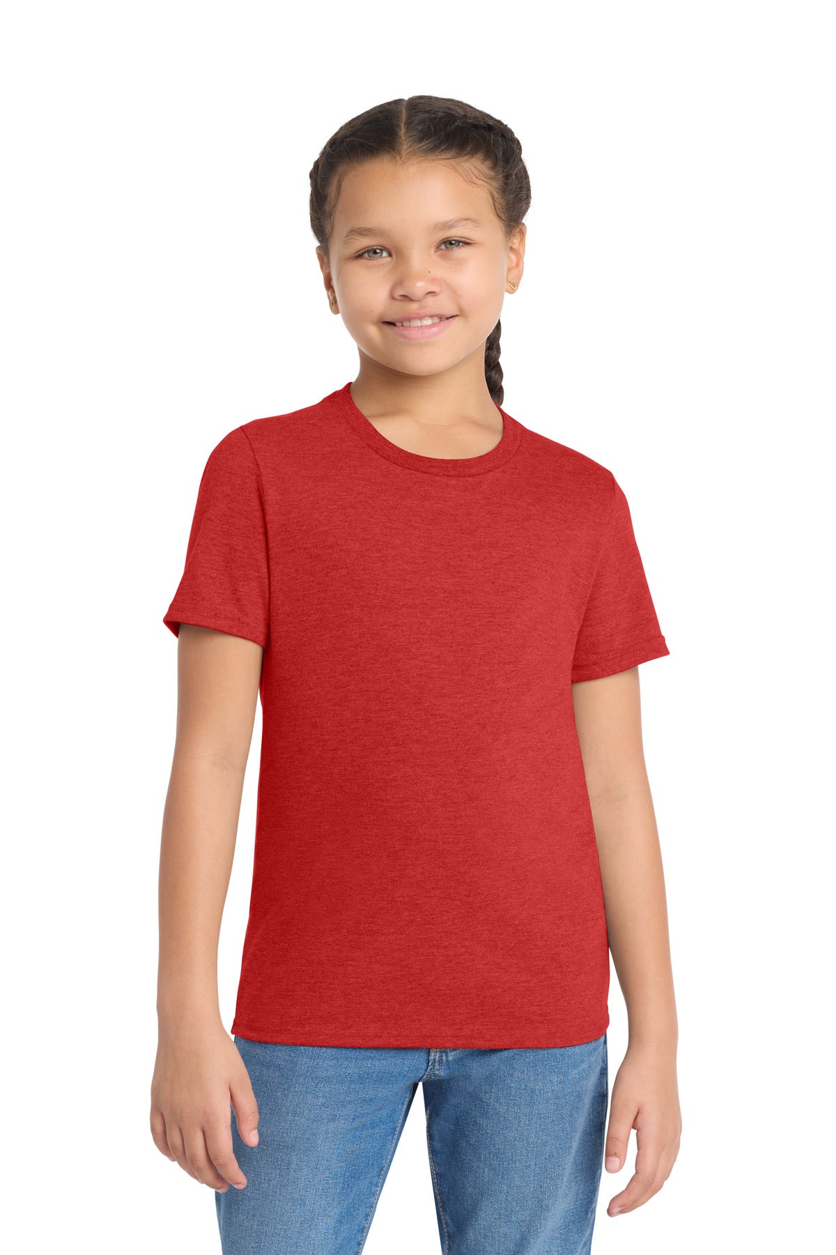 Allmade  Youth Tri-Blend Tee - Rise Up Red