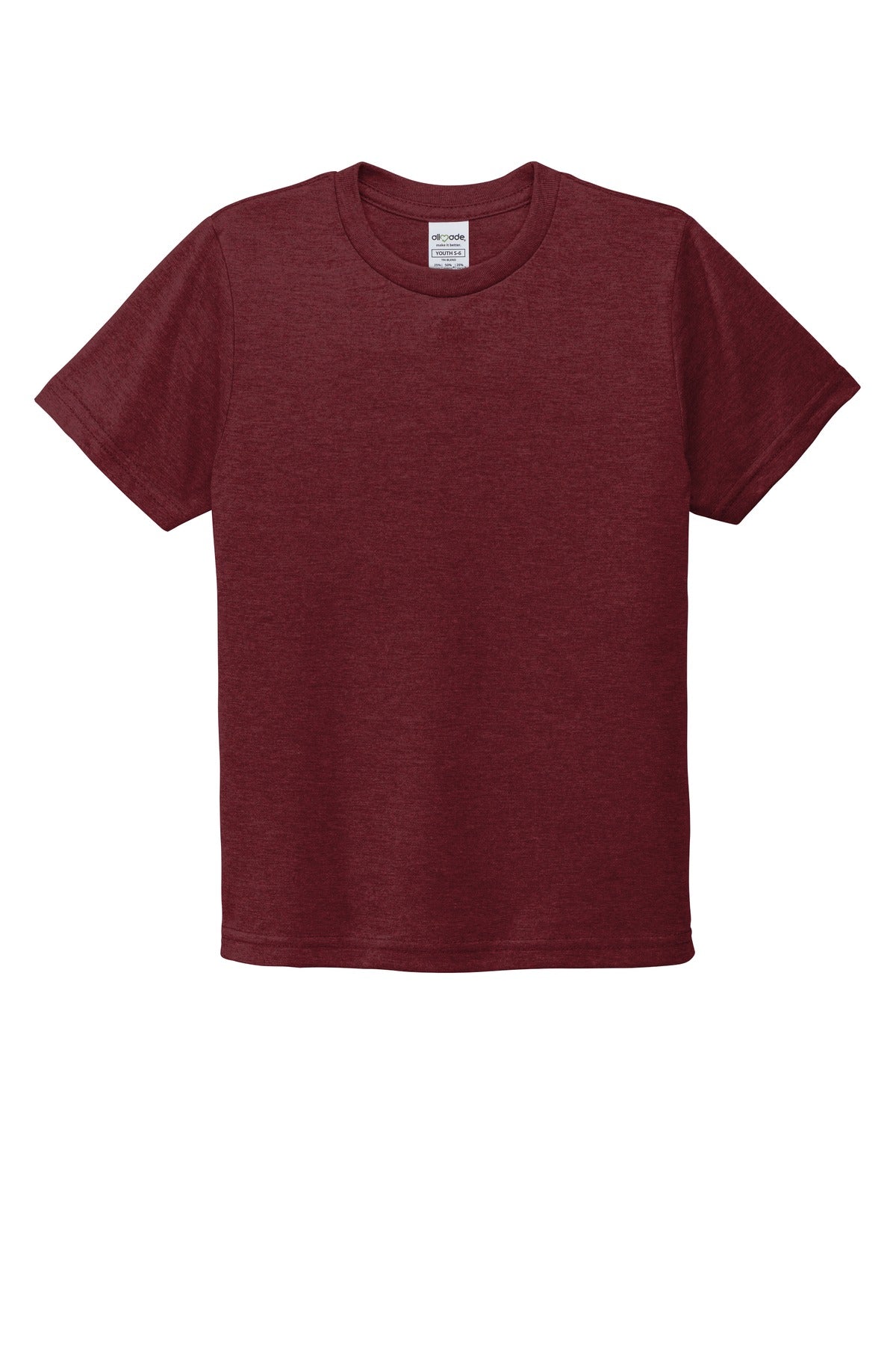 Allmade  Youth Tri-Blend Tee - Vino Red