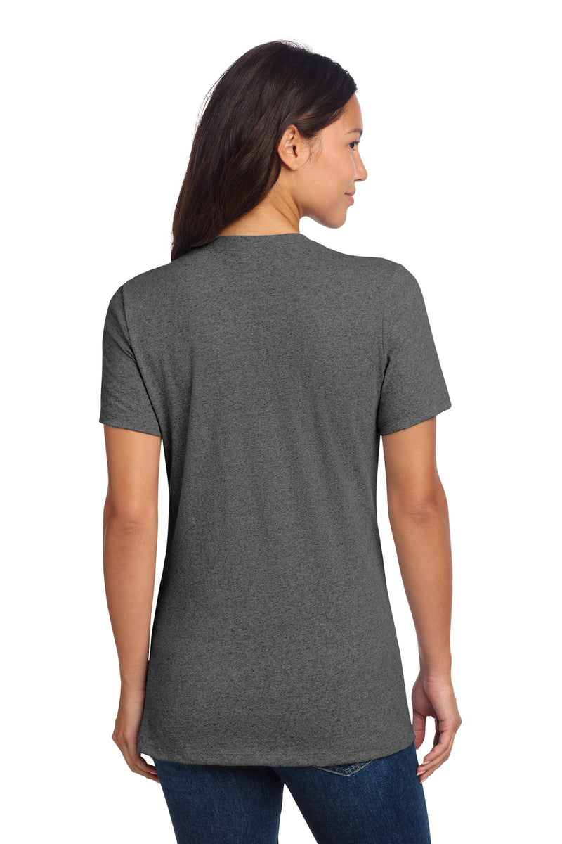 Allmade Women's Recycled Blend V-Neck Tee - Reloaded Charcoal Heather