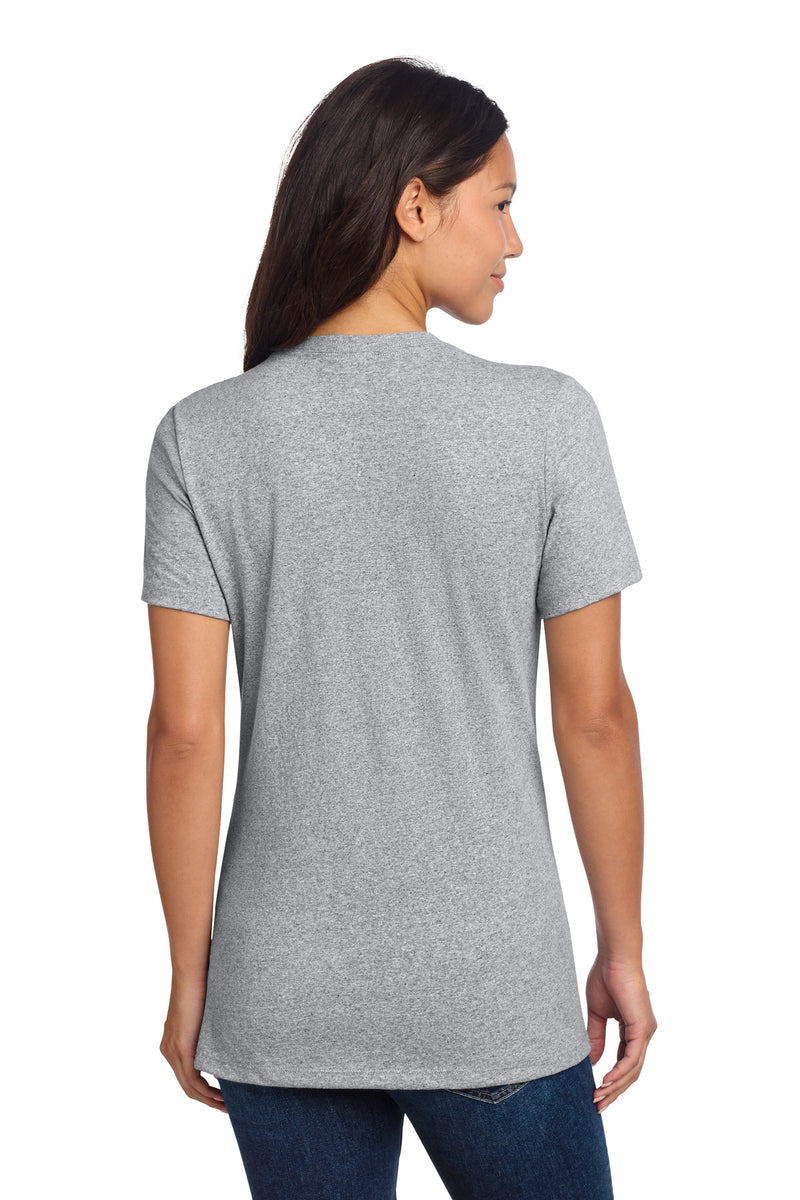 Allmade Women's Recycled Blend V-Neck Tee - Remade Gray Heather