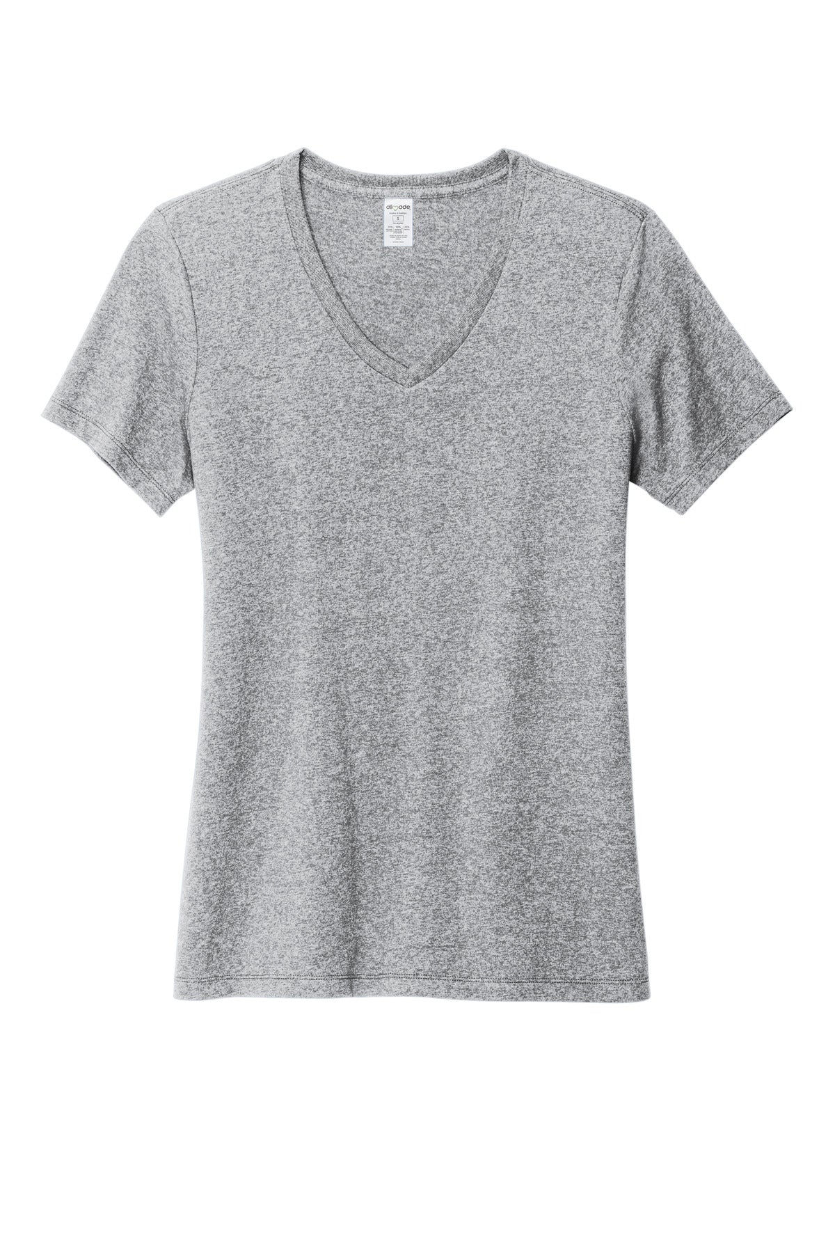 Allmade Women's Recycled Blend V-Neck Tee - Remade Gray Heather