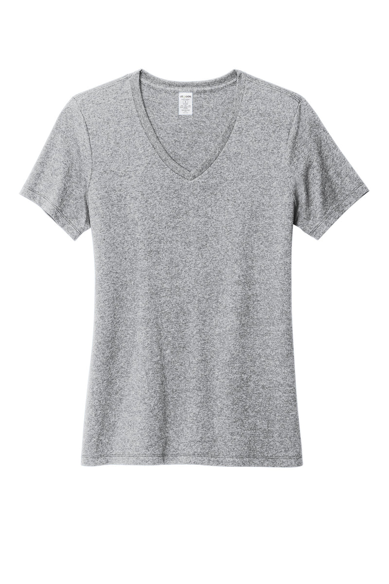 Allmade Women's Recycled Blend V-Neck Tee - Remade Gray Heather