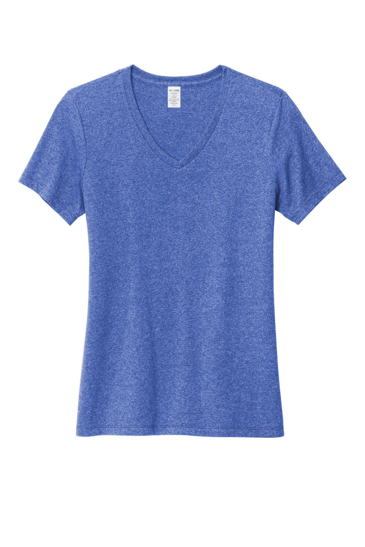 Allmade Women's Recycled Blend V-Neck Tee - Reused Royal Heather