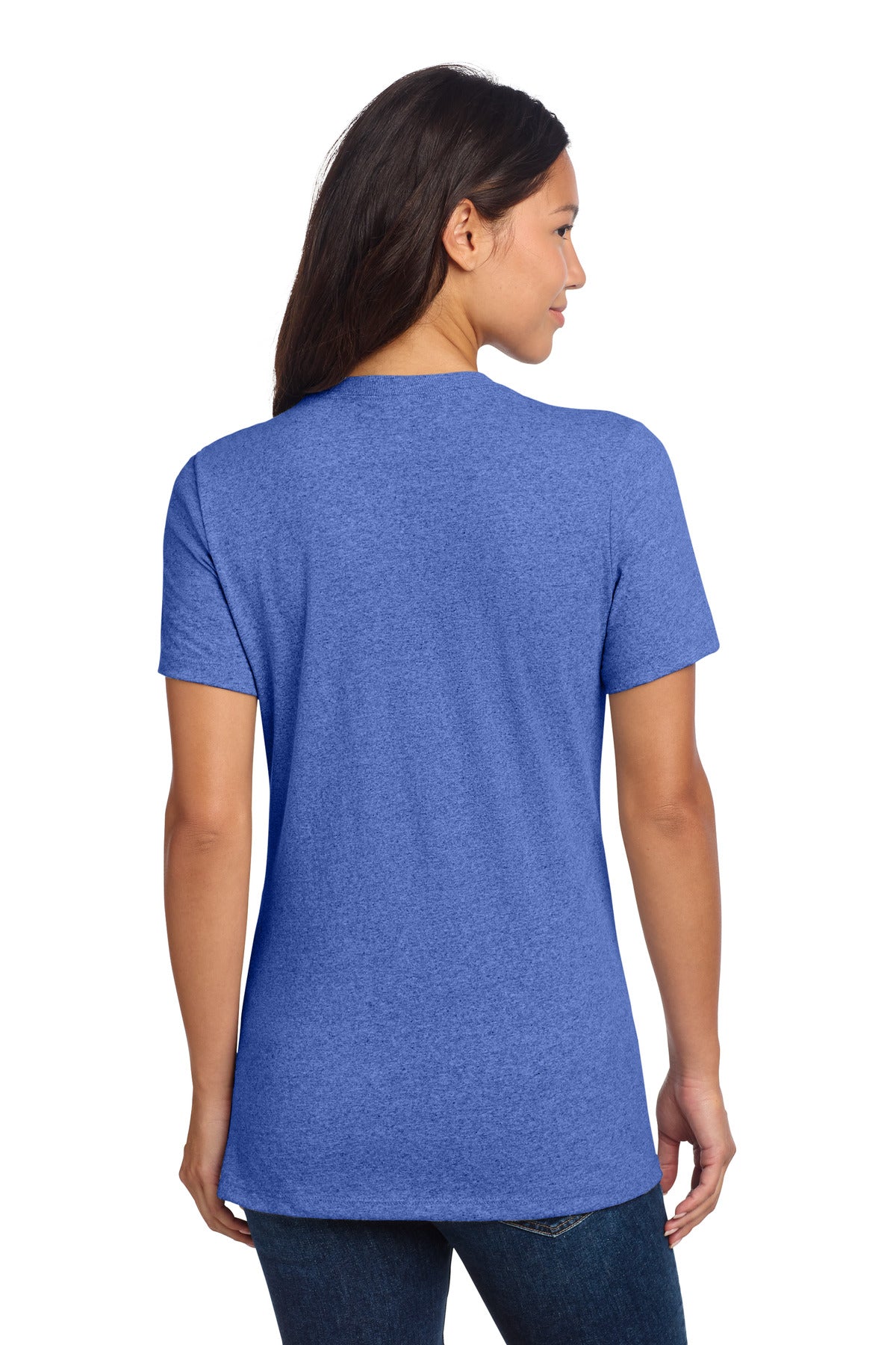 Allmade Women's Recycled Blend V-Neck Tee - Reused Royal Heather