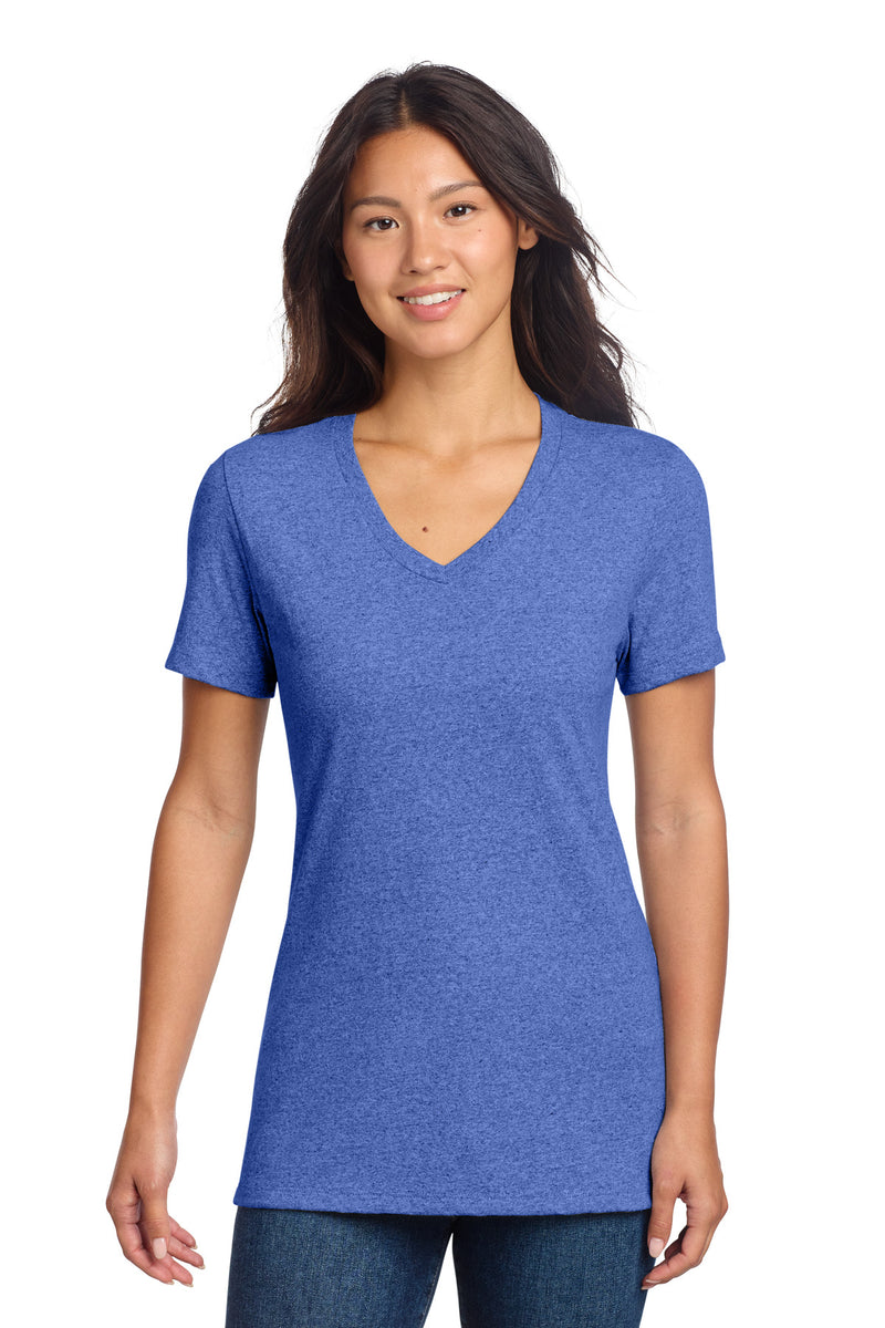 Allmade Women's Recycled Blend V-Neck Tee - Reused Royal Heather