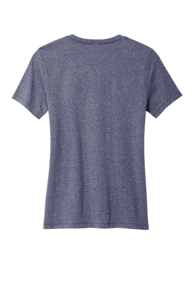 Allmade Women's Recycled Blend V-Neck Tee - Salvaged Navy Heather
