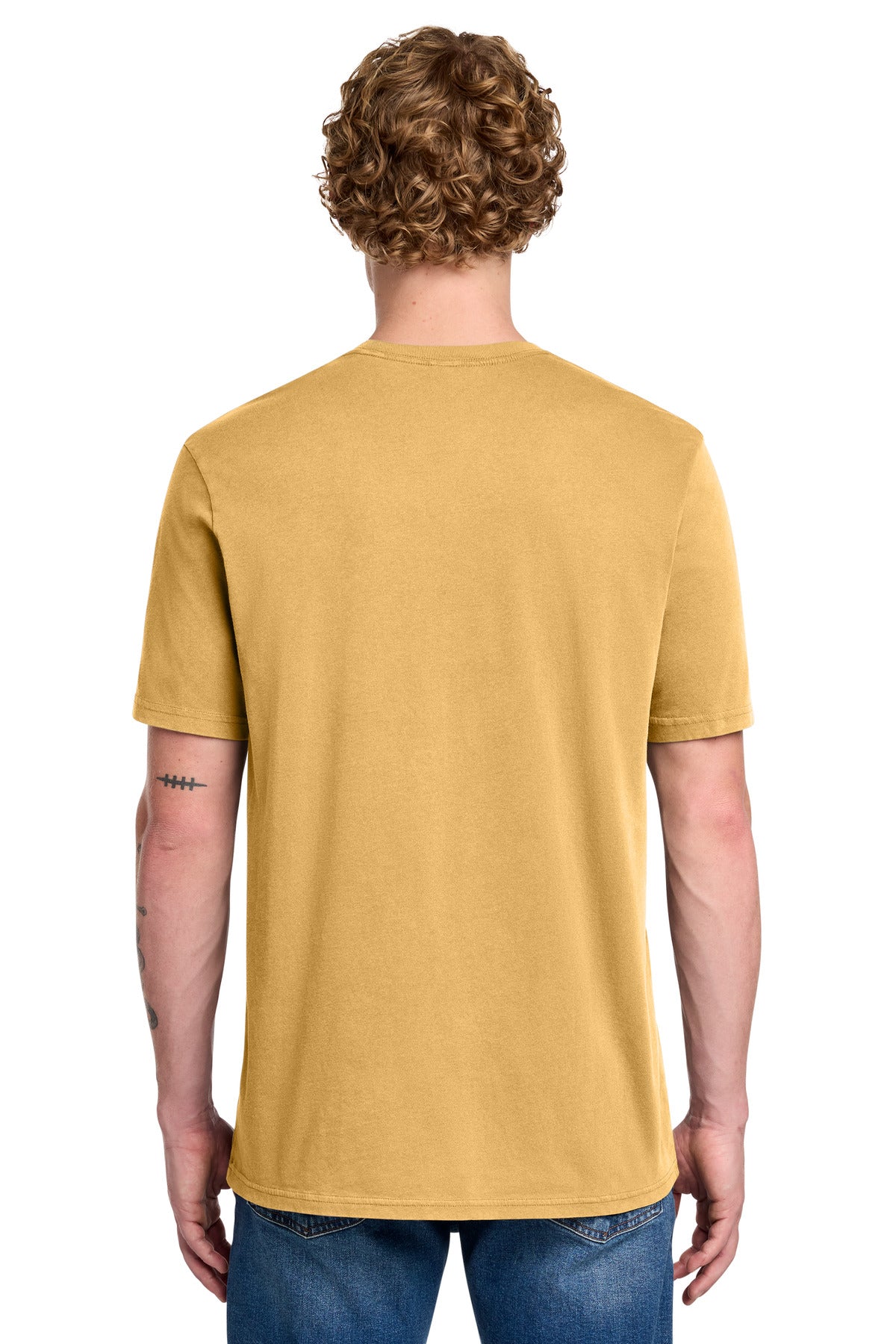 Allmade Unisex Mineral Dye Organic Cotton Tee - Golden Wheat