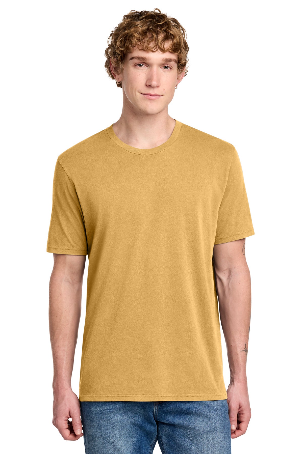 Allmade Unisex Mineral Dye Organic Cotton Tee - Golden Wheat