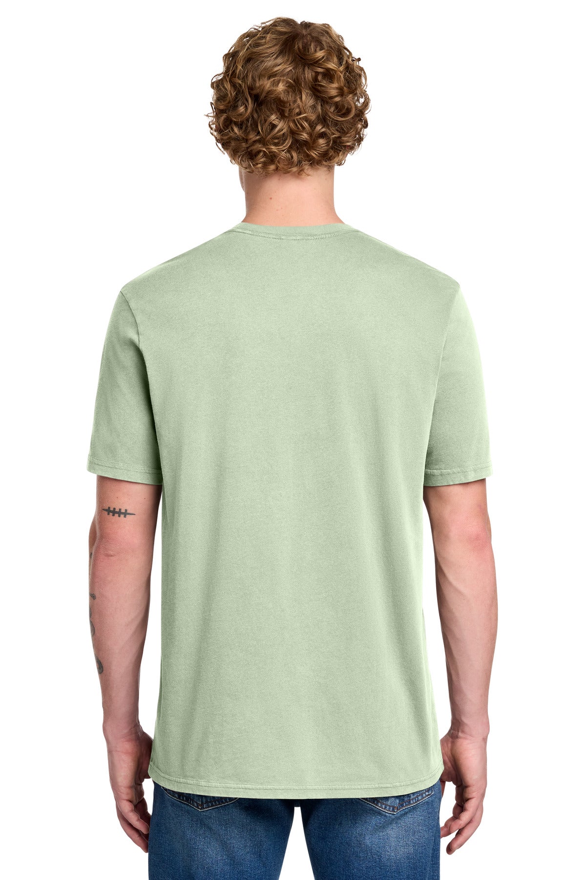 Allmade Unisex Mineral Dye Organic Cotton Tee - Lichen Green