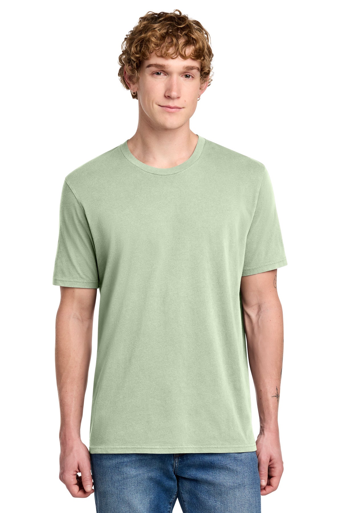 Allmade Unisex Mineral Dye Organic Cotton Tee - Lichen Green