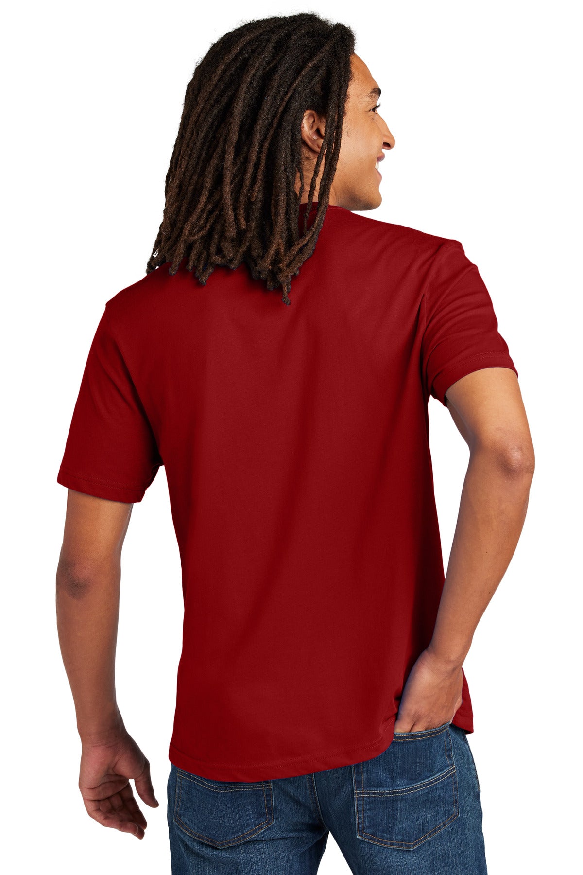 Allmade Unisex Heavyweight Recycled Cotton Tee - Beet Red