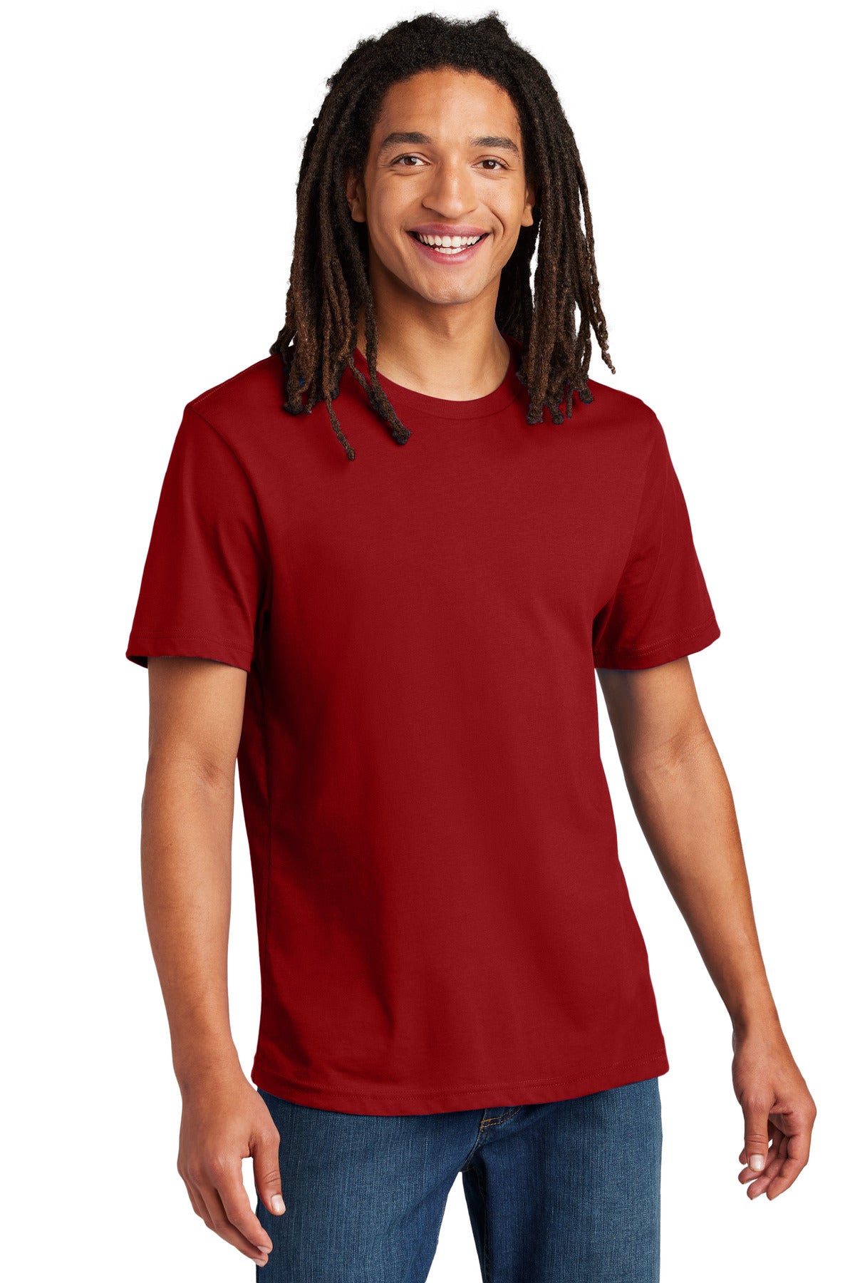 Allmade Unisex Heavyweight Recycled Cotton Tee - Beet Red