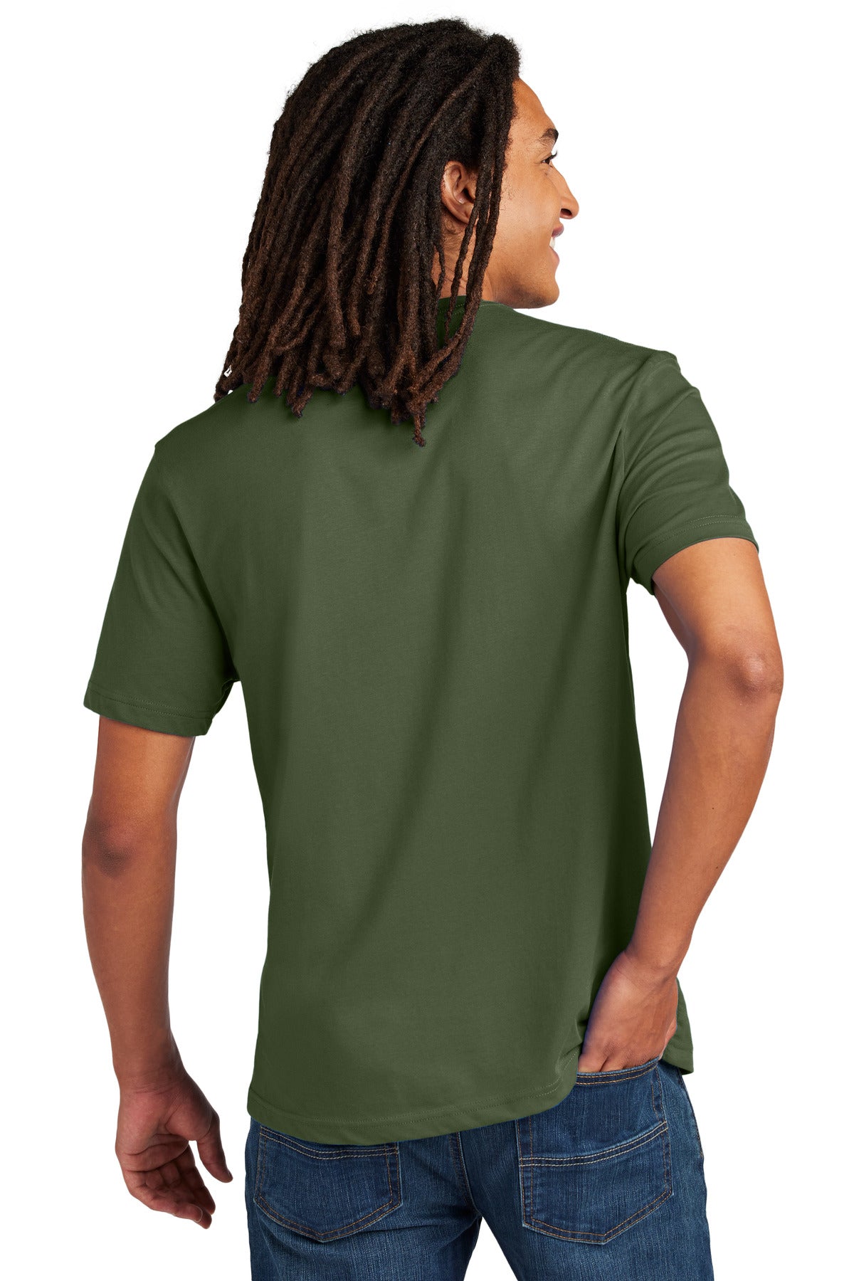 Allmade Unisex Heavyweight Recycled Cotton Tee - Olive You Green