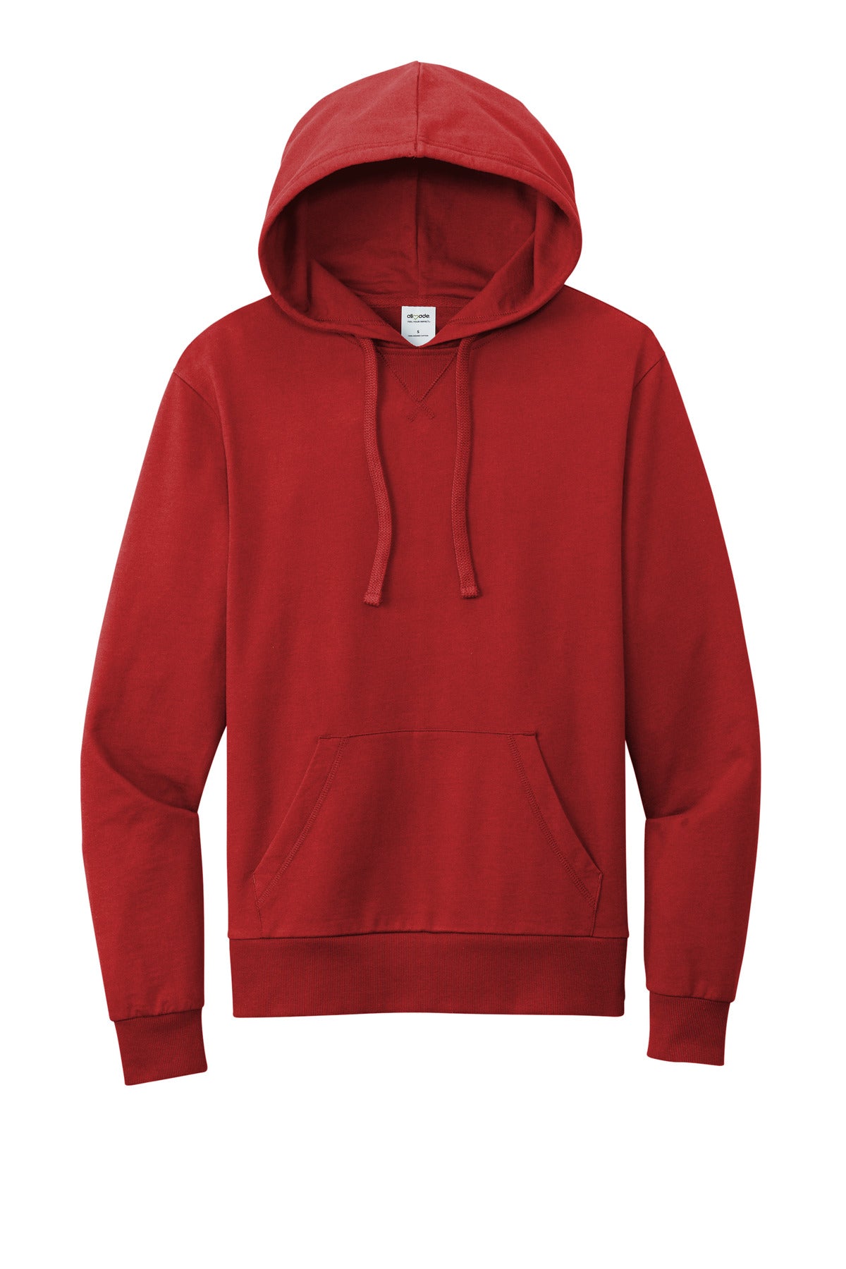 Allmade Unisex Organic French Terry Pullover Hoodie - Revolution Red