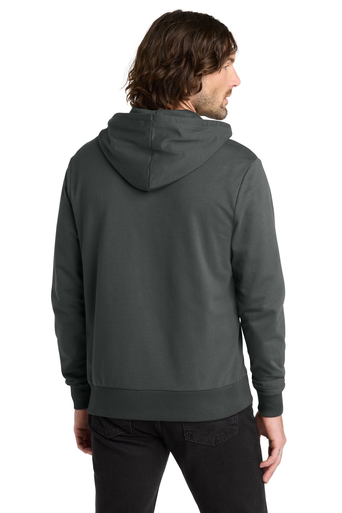 Allmade Unisex Organic French Terry Full-Zip Hoodie - Terrain Grey