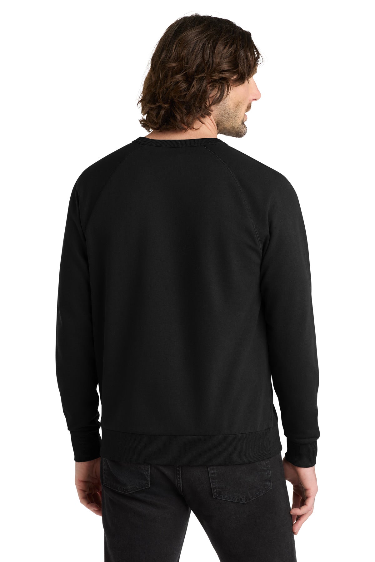 Allmade Unisex Organic French Terry Crewneck Sweatshirt - Deep Black
