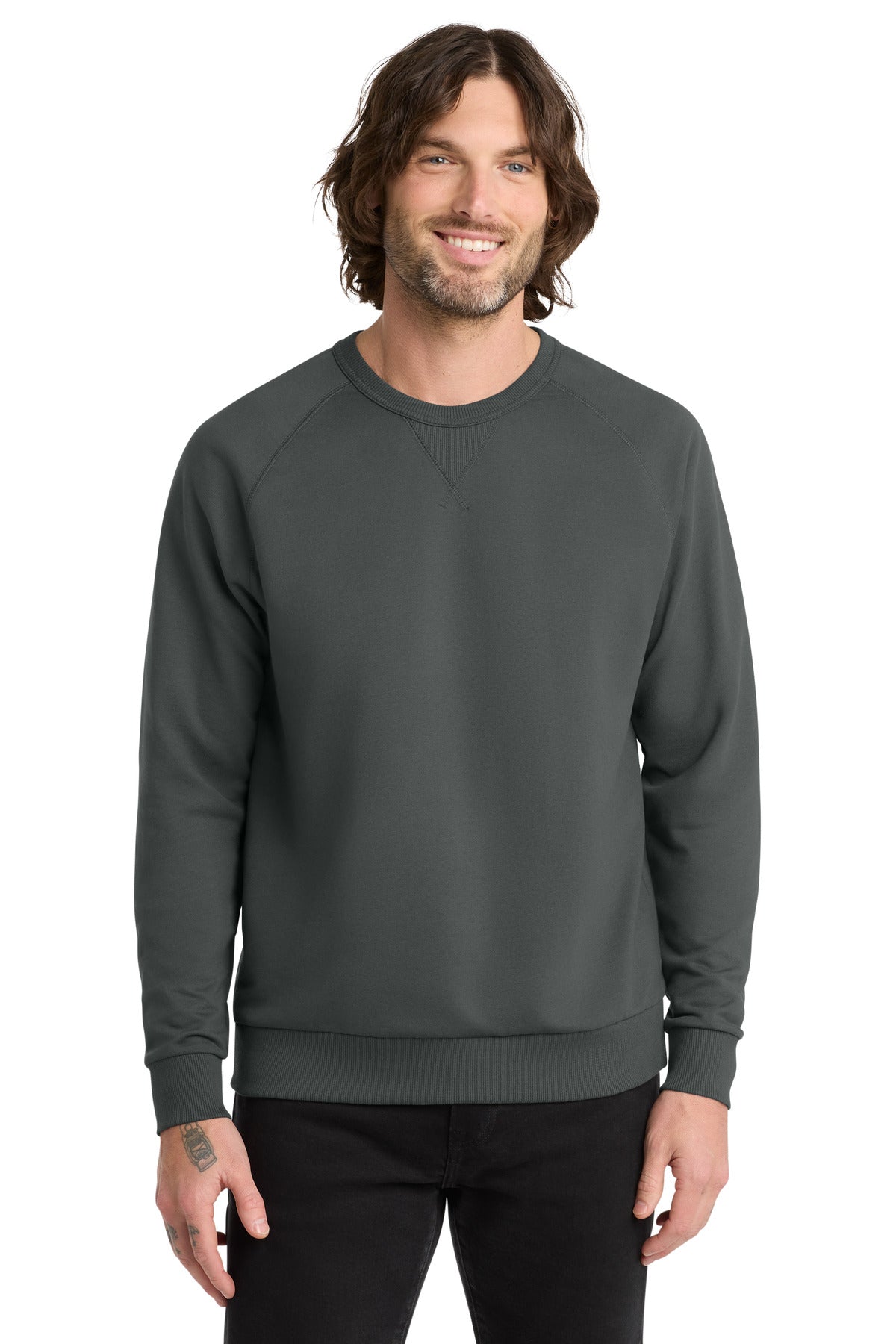 Allmade Unisex Organic French Terry Crewneck Sweatshirt - Terrain Grey