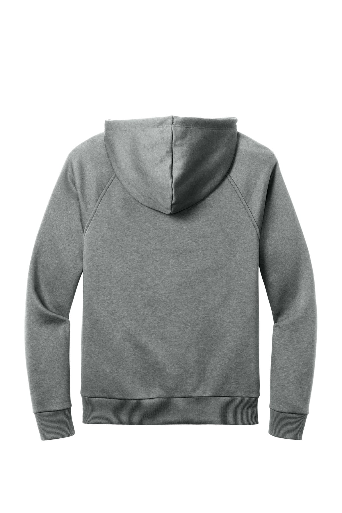 Allmade Unisex Organic CVC Fleece Pullover Hoodie - Aluminum Grey Heather