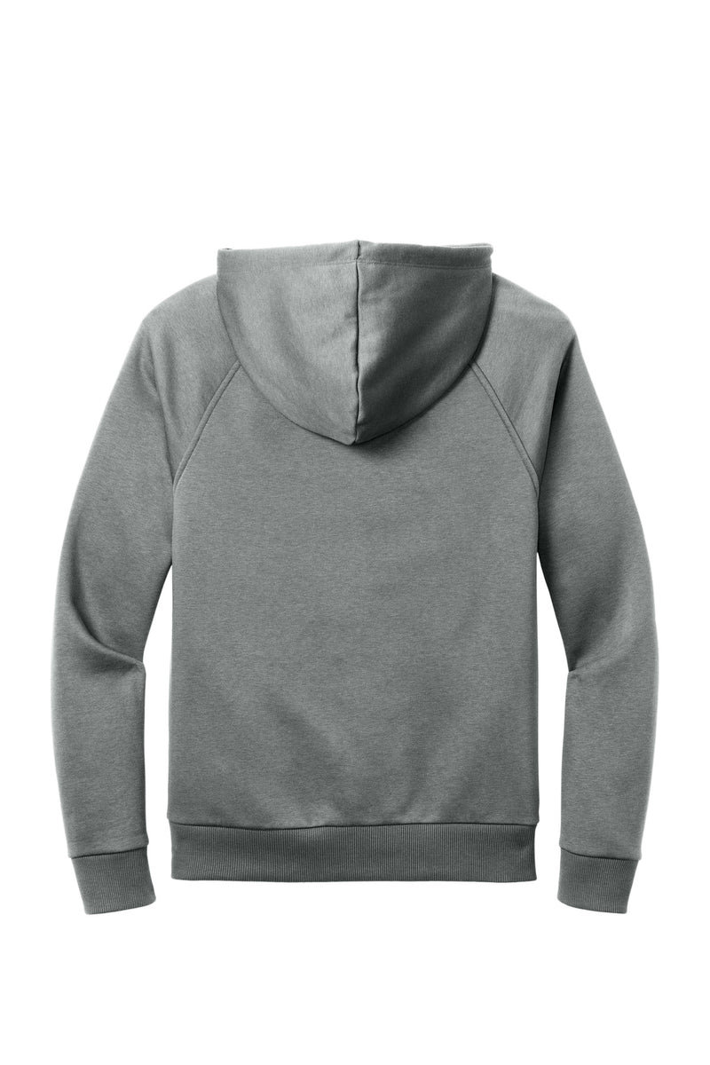 Allmade Unisex Organic CVC Fleece Pullover Hoodie - Aluminum Grey Heather