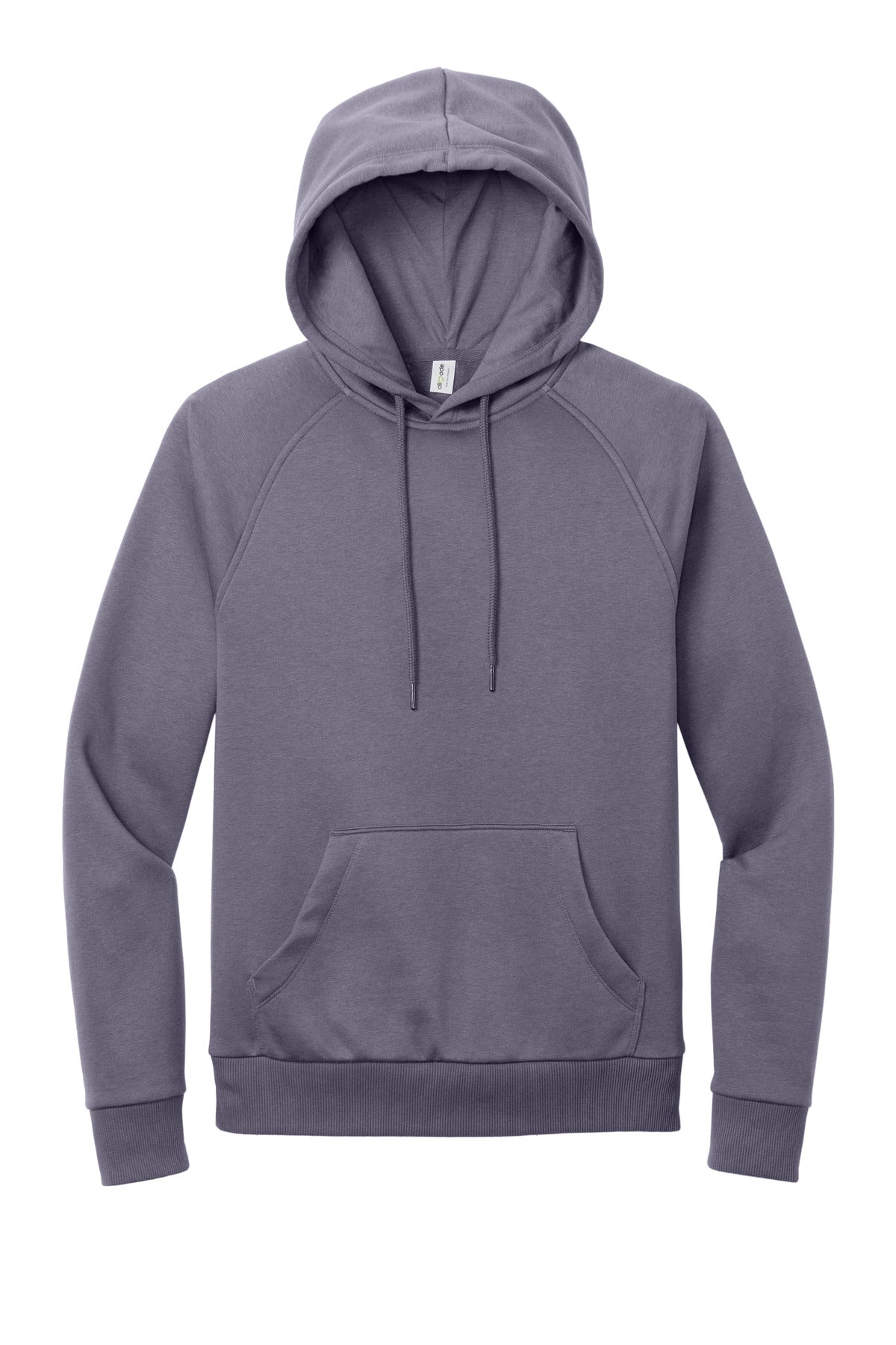 Allmade Unisex Organic CVC Fleece Pullover Hoodie - Cosmic Purple
