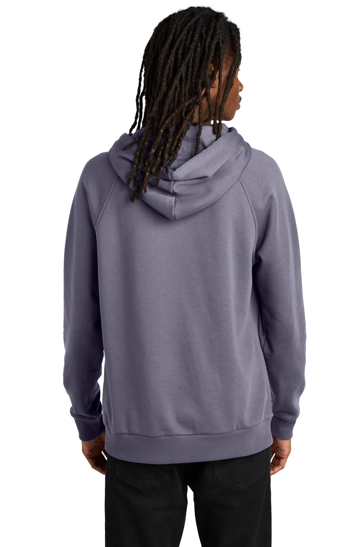Allmade Unisex Organic CVC Fleece Pullover Hoodie - Cosmic Purple