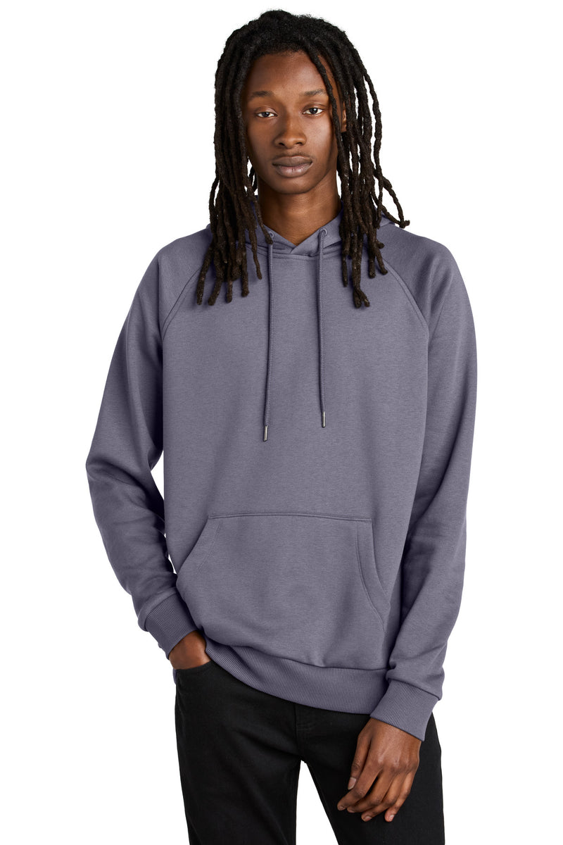 Allmade Unisex Organic CVC Fleece Pullover Hoodie - Cosmic Purple