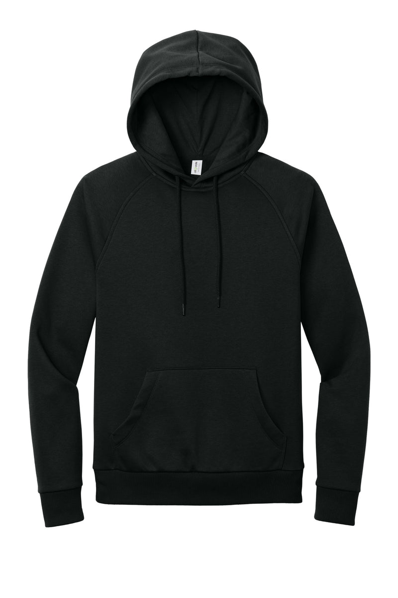 Allmade Unisex Organic CVC Fleece Pullover Hoodie - Deep Black
